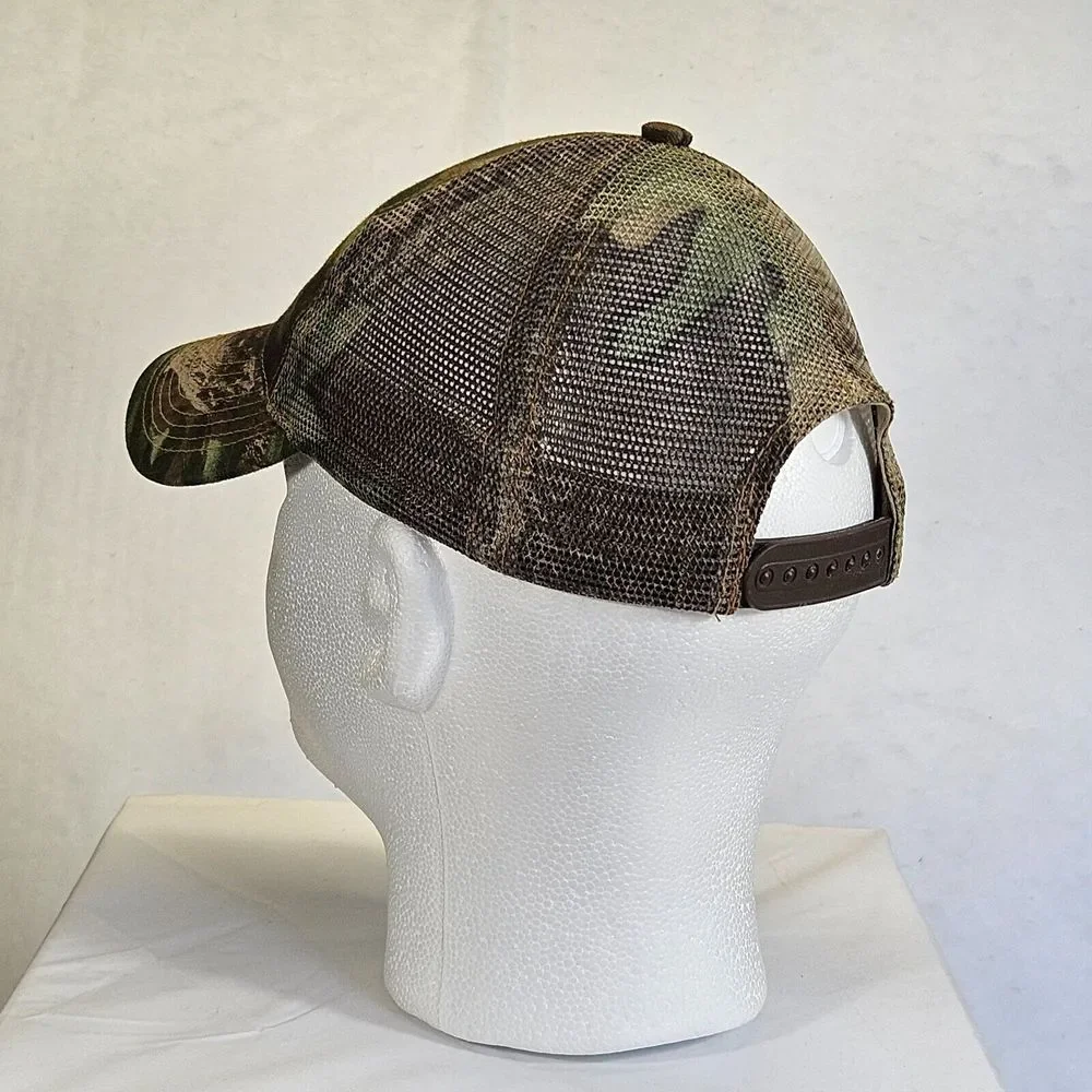 Vintage NAPA Auto Parts Realtree‎ Hunt Camo Camouflage Hat Cap Snapback Outdoor